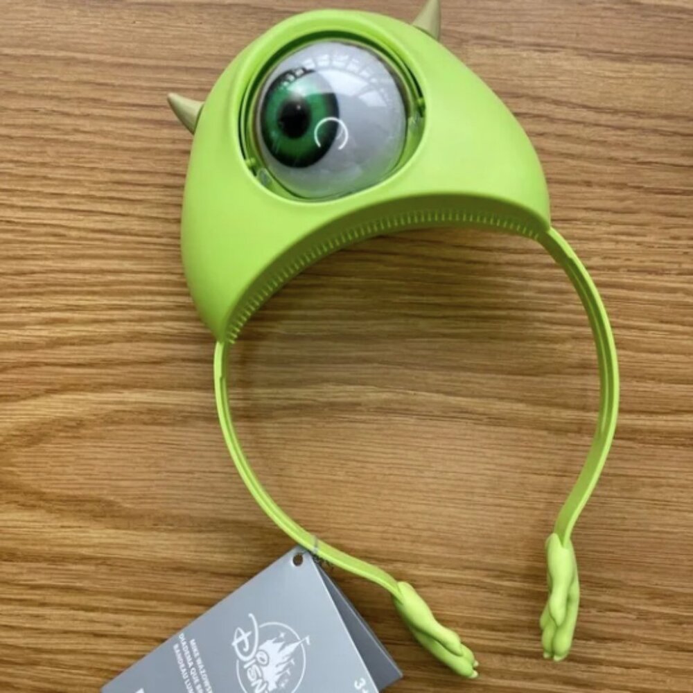 Disney Parks Pixar Monsters Inc Light Up Mike Wazowski Ear Headband